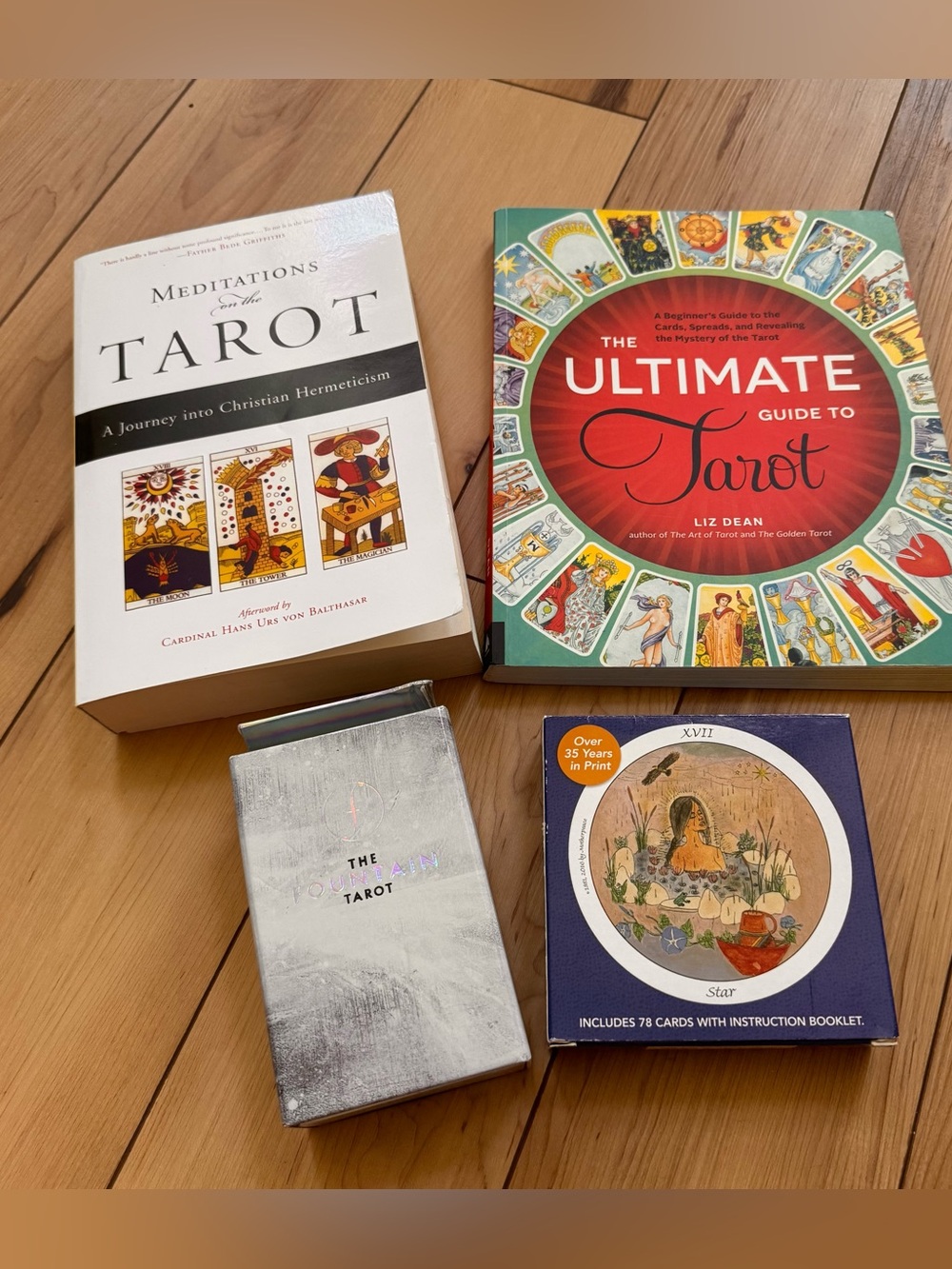 Tarot Book & Deck Bundle of 4